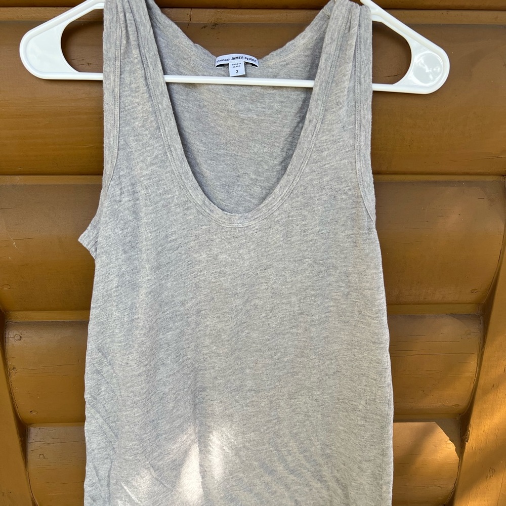 James Perse Grey Sleeveless Top